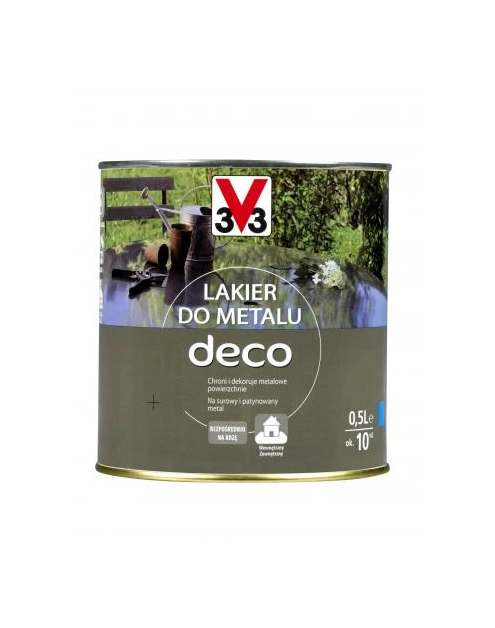 Zdjęcie: Lakier do metalu matowy 0,5 L V33