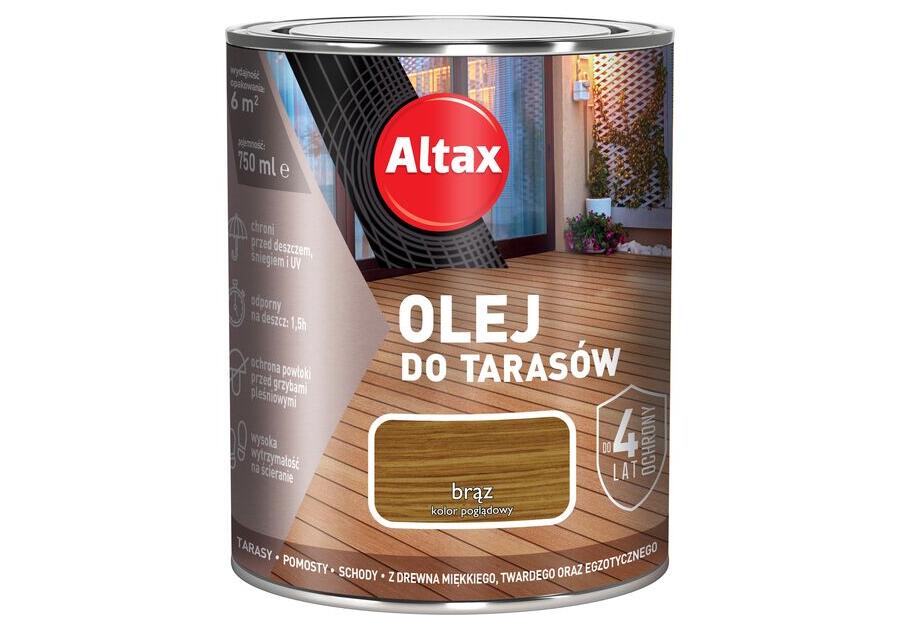Zdjęcie: Olej do tarasu 0,75 L brąz ALTAX