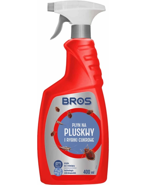 Zdjęcie: Preparat na pluskwy i rybiki cukrowe 400 ml BROS