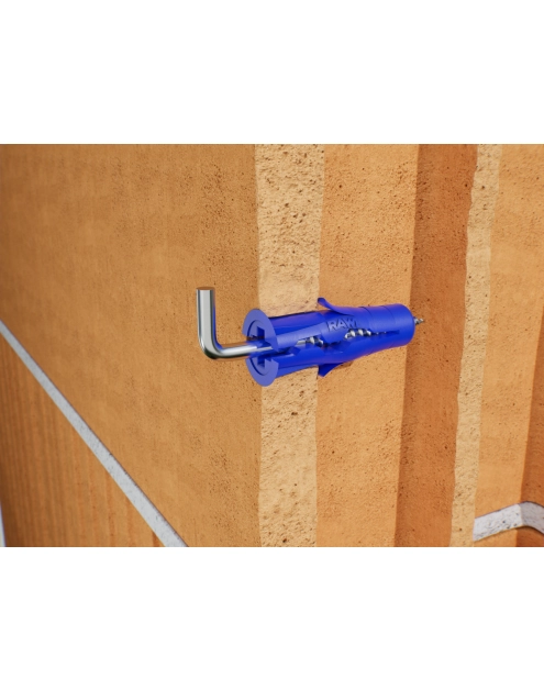 Zdjęcie: Zestaw kołków uniwersalnych UNO 6x28 mm 8x32 mm z wkrętami i hakami 124 elementy RAWLPLUG