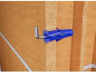 Zdjęcie: Zestaw kołków uniwersalnych UNO 6x28 mm 8x32 mm z wkrętami i hakami 124 elementy RAWLPLUG