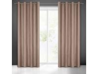 Zdjęcie: Zasłona gotowa Ada 140x250 cm brązowy EUROFIRANY