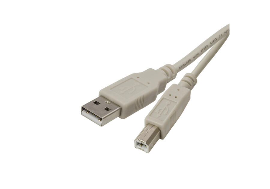 Zdjęcie: Kabel USB 2.0, A-B, 1,5 m BMUSB1 DPM SOLID