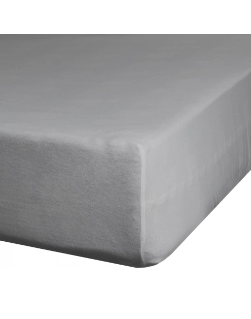 Zdjęcie: Prześcieradło z gumką Nova 3, 180x200 cm + 30 cm kolor stalowy EUROFIRANY