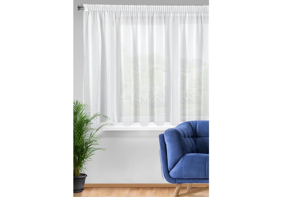 Zdjęcie: Firana gotowa Lucy na taśmie 300x160 cm biały EUROFIRANY
