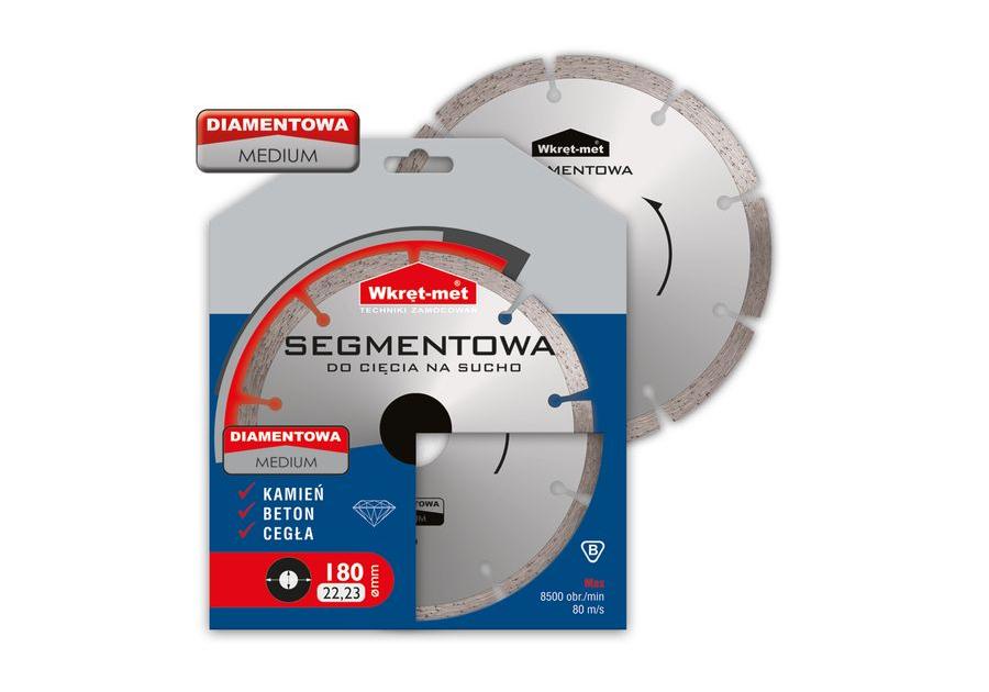 Zdjęcie: Tarcza diamentowa segmentowa  TDS-115M WKRĘT-MET