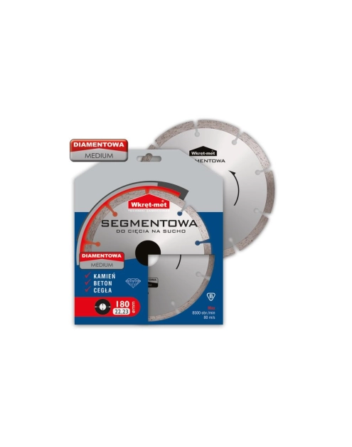 Zdjęcie: Tarcza diamentowa segmentowa  TDS-115M WKRĘT-MET