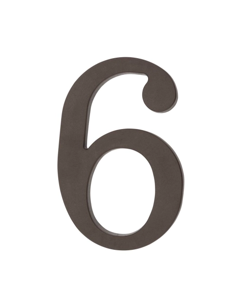 Zdjęcie: Cyfra 6 lub 9 plastikowa brązowa 180 mm METRO