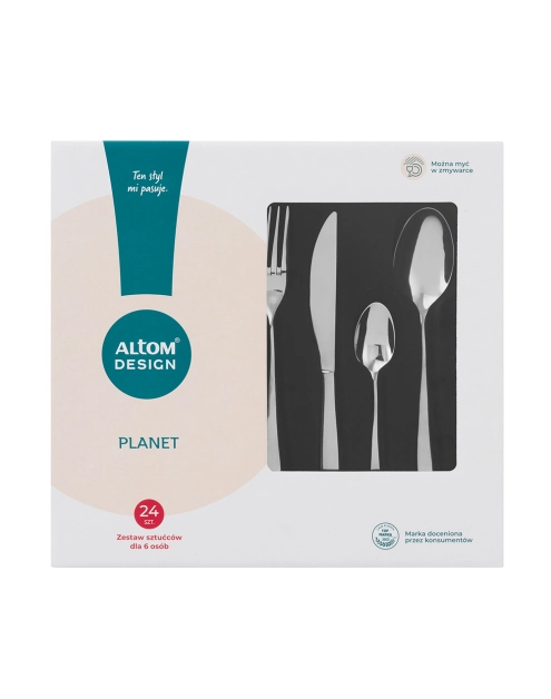 Zdjęcie: Zestaw sztućców 24 elementy w pudełku flok Planet ALTOMDESIGN