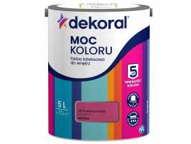 Farba lateksowa Moc Koloru powabna fuksja 5 L DEKORAL