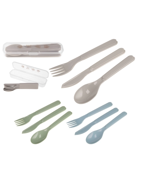 Zdjęcie: Zestaw sztućców wielokrotnego użytku w etui 6 sztuk 70226 RAVI