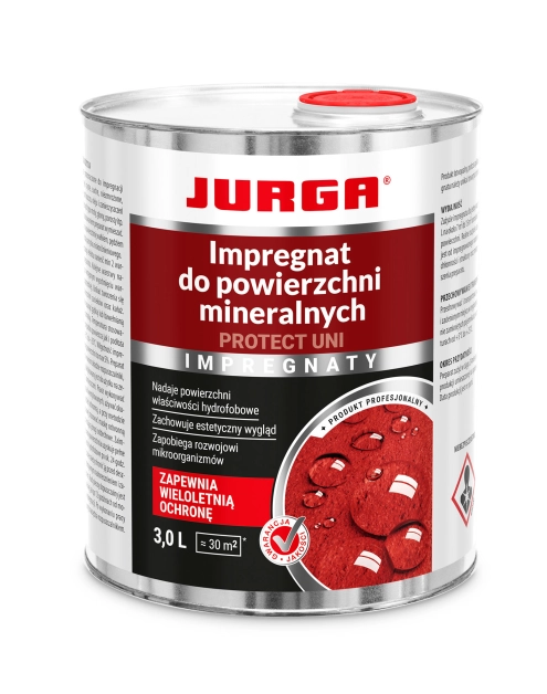 Zdjęcie: Impregnat do powierzchni mineralnych Protect Uni 3 L JURGA