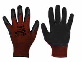 Rękawice ochronne Flash Grip Red lateks, rozmiar 10 BRADAS