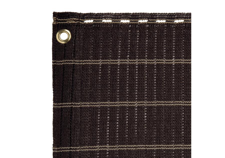 Zdjęcie: Tkana siatka cieniująca Havana 1 x 5 m, brązowy NORTENE