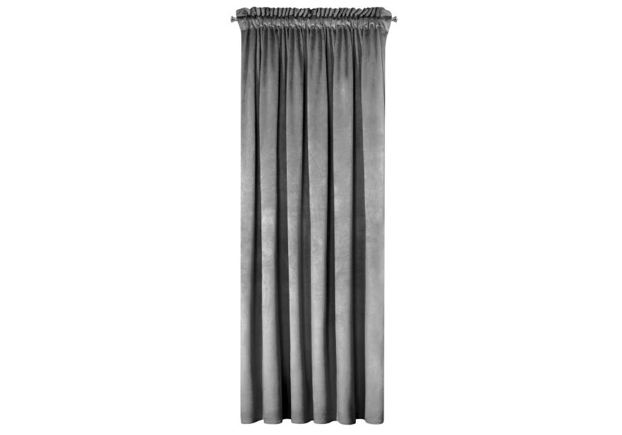 Zdjęcie: Zasłona gotowa Melanie na taśmie 140 x 270 cm stalowy EUROFIRANY