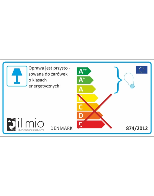 Zdjęcie: Lampa wisząca Denmark biała IL MIO