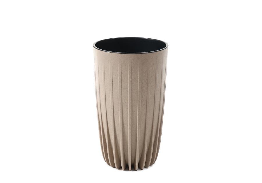 Zdjęcie: Donica Mira wysoka 300 Eco coffee, latte LAMELA