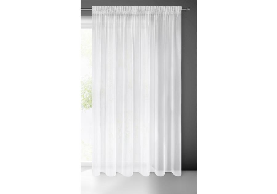 Zdjęcie: Firana gotowa Sakali na taśmie 350 x 250 cm biały EUROFIRANY