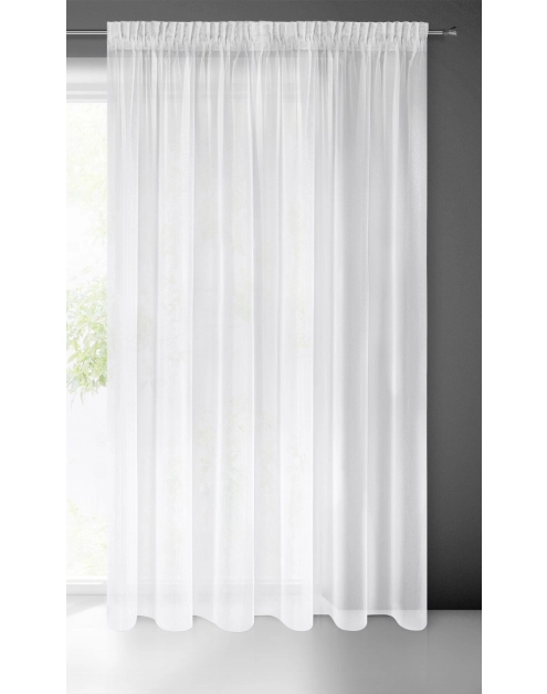 Zdjęcie: Firana gotowa Sakali na taśmie 350 x 250 cm biały EUROFIRANY