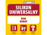 Zdjęcie: Silikon uniwersalny 280 ml szary SOUDAL