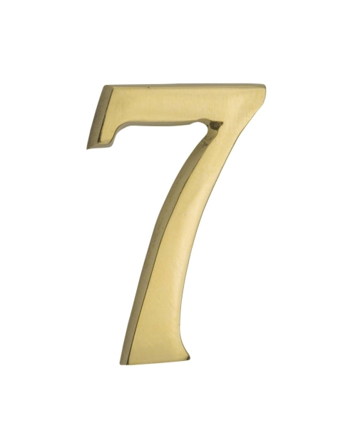 Zdjęcie: Cyfra 7 samoprzylepna mosiężna 50 mm METRO