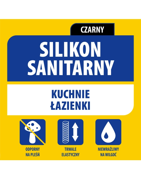 Zdjęcie: Silikon sanitarny 280 ml czarny SOUDAL