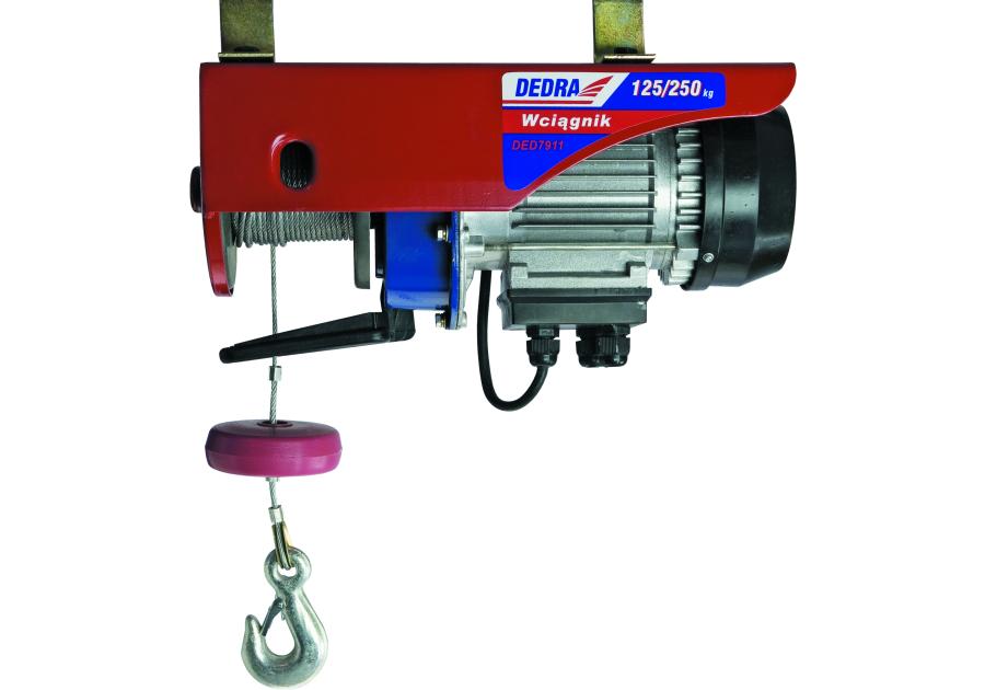 Zdjęcie: Wciągarka elektryczna 1000 W - 250/500 kg DEDRA