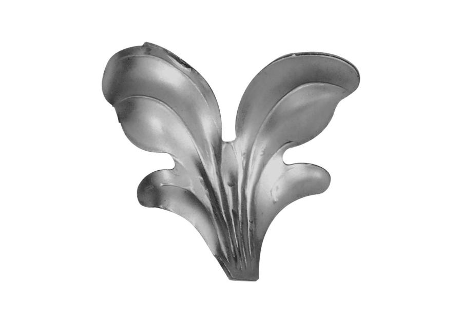 Zdjęcie: Liść prosty 55x70 mm, grubość 2,5 mm lewy METRO