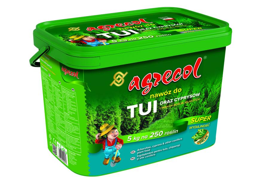 Zdjęcie: Nawóz do tui oraz cyprysów i innych roślin iglastych 5kg AGRECOL
