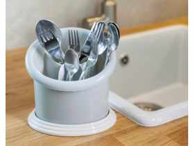 Ociekacz na sztućce Molly szary jasny GALICJA