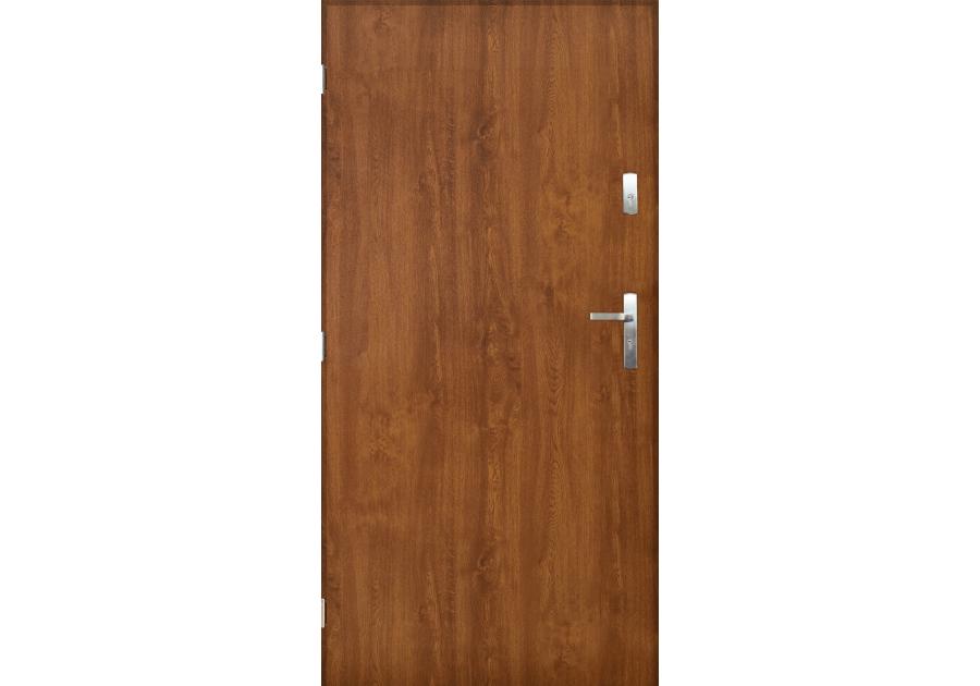 Zdjęcie: Drzwi zewnętrzne folk złoty dąb 90l komplet PANTOR