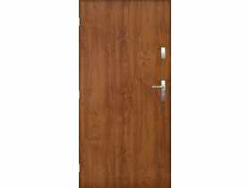 Drzwi zewnętrzne folk złoty dąb 90l komplet PANTOR