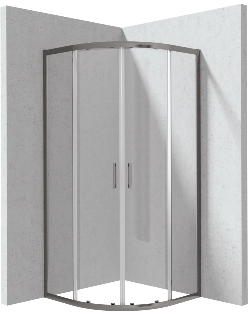 Zdjęcie: Kabina prysznicowa półokrągła 80x80 cm DEANTE