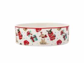 Miska dla psa 15x5 cm 460 ml dekoracja xmas dogs A ALTOM DESIGN