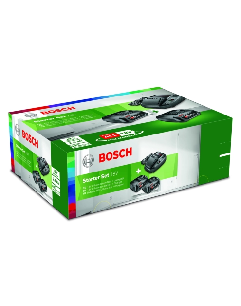 Zdjęcie: Ładowarka + 2 baterie 2,5 Ah 18 V Bosch Zielony BOSCH