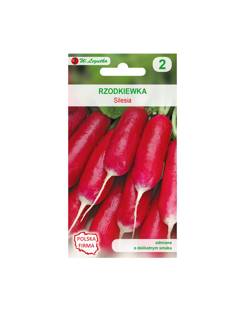 Zdjęcie: Rzodkiewka Silesia czerwona 10 g W.LEGUTKO