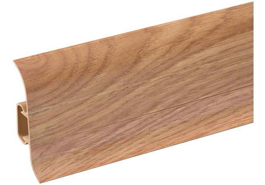 Zdjęcie: Listwa przypodłogowa PVC Premium Classic 22x59 mm; 2,20 m Dąb Alabama Mat CEZAR