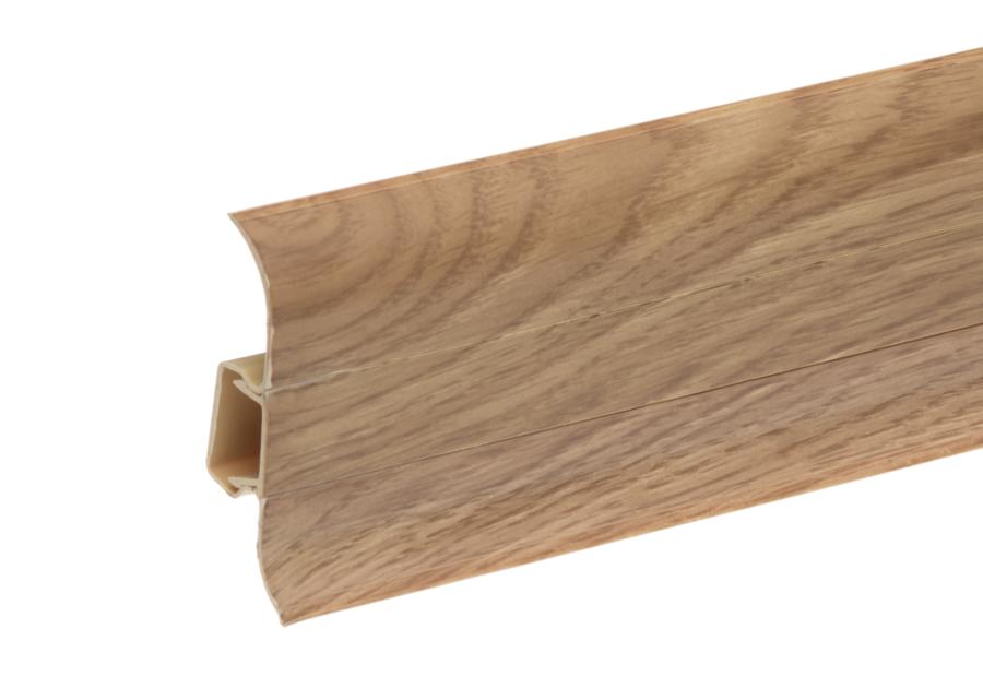 Zdjęcie: Listwa przypodłogowa PVC Premium Classic 22x59 mm; 2,20 m Dąb Alabama Mat CEZAR
