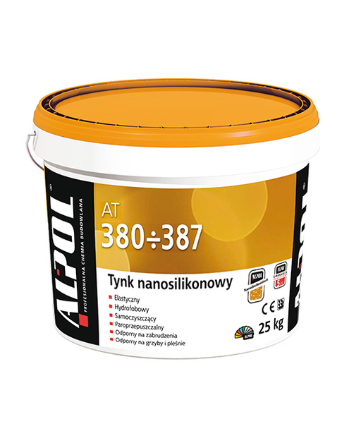 Zdjęcie: Tynk nanosilikonowy, baranek 2.0 mm, baza B1, 25 kg AT382 ALPOL