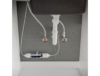 Zdjęcie: Bateria zlewozmywakowa z filtrem Glamour Trend, chrom/czarna INVENA