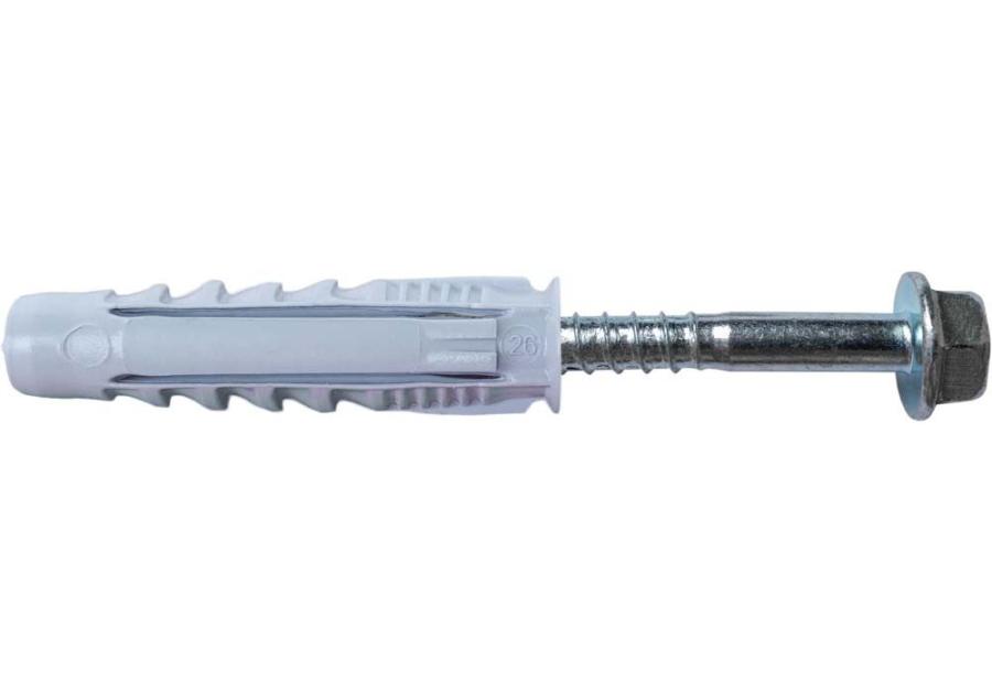 Zdjęcie: Kołek rozporowy uniwersalny z wkrętem klucz rxk-10/6,0x80 - 25 szt. STALCO PERFECT