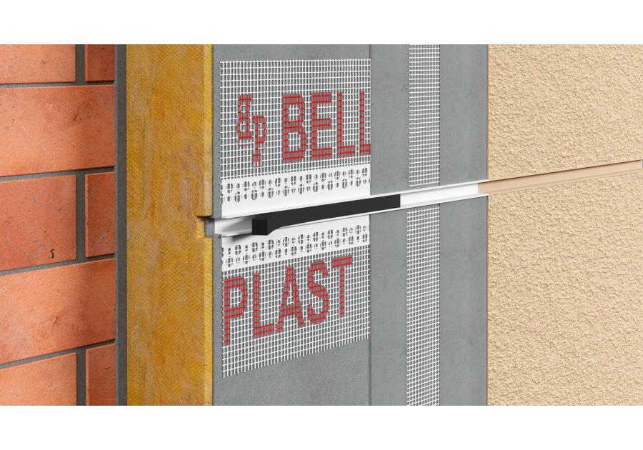 Zdjęcie: Listwa do boniowania PVC z siatką BP11 H1S L300 szary ciemny BELLA PLAST