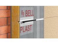 Zdjęcie: Listwa do boniowania PVC z siatką BP11 H1S L300 szary ciemny BELLA PLAST