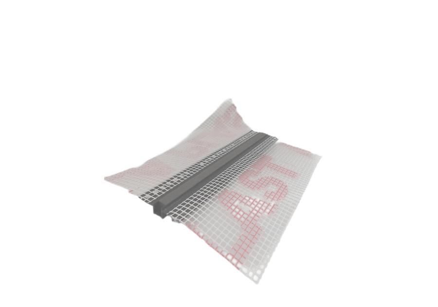 Zdjęcie: Listwa do boniowania PVC z siatką BP11 H1S L300 szary ciemny BELLA PLAST