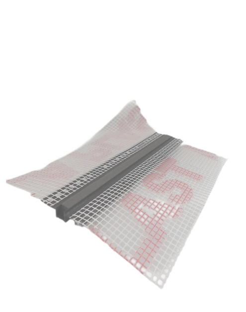 Zdjęcie: Listwa do boniowania PVC z siatką BP11 H1S L300 szary ciemny BELLA PLAST