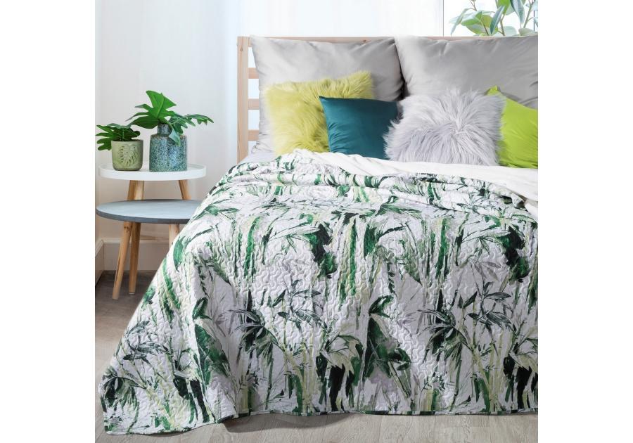 Zdjęcie: Narzuta Verde 170x210 cm zielono-biała EUROFIRANY