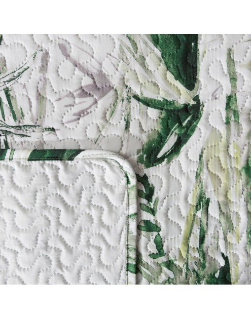 Zdjęcie: Narzuta Verde 170x210 cm zielono-biała EUROFIRANY