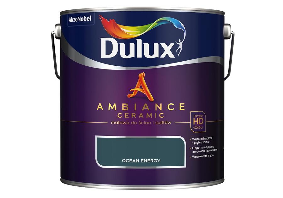 Zdjęcie: Farba ceramiczna Ambiance Ocean Energy 2,5 L DULUX