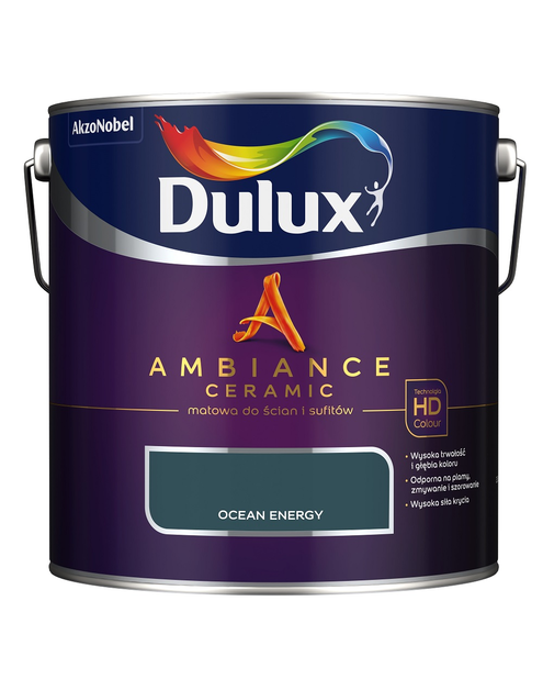 Zdjęcie: Farba ceramiczna Ambiance Ocean Energy 2,5 L DULUX