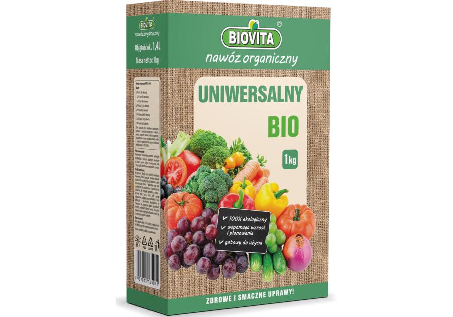 Zdjęcie: Nawóz organiczny uniwersalny BIO granulat 1 kg BIOVITA